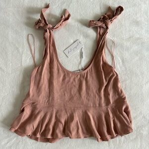 Petal & Pup Tie-Strap Top